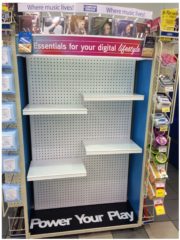 Rack with Custom Shelving