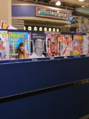 Coffin Magazine Rack