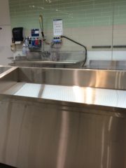 Sneeze Guard for Seafood Display Rack