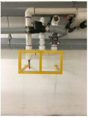Overhead Pipe Frame Protector