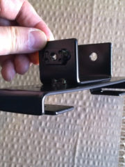 Bracket for standard holder black finish