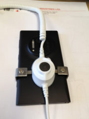 Cellphone bracket silver finish