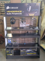 Corsair display rack gunmetal finish