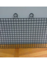 Mesh divider semi gloss black finish