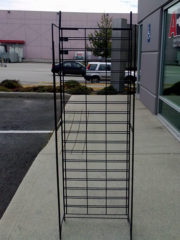 Spice rack black finish